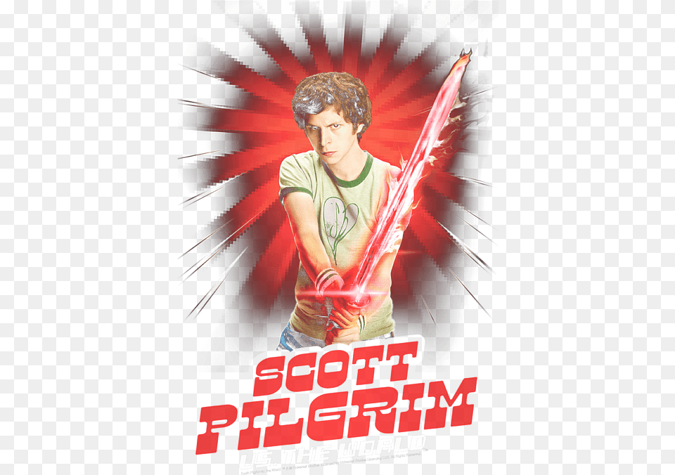 Scott Pilgrim Vs The World Puzzle For Scott Pilgrim, Advertisement, Clothing, Poster, T-shirt Free Png Download