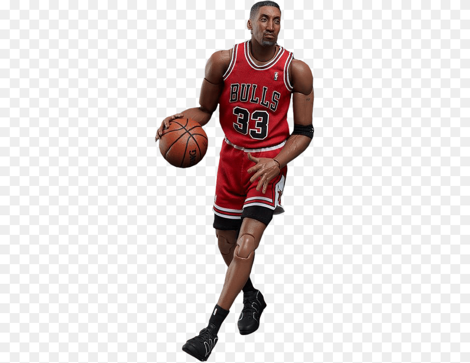 Scottie Pippen Full Body Transparent Scottie Pippen Figure, Sport, Ball, Basketball, Basketball (ball) Free Png