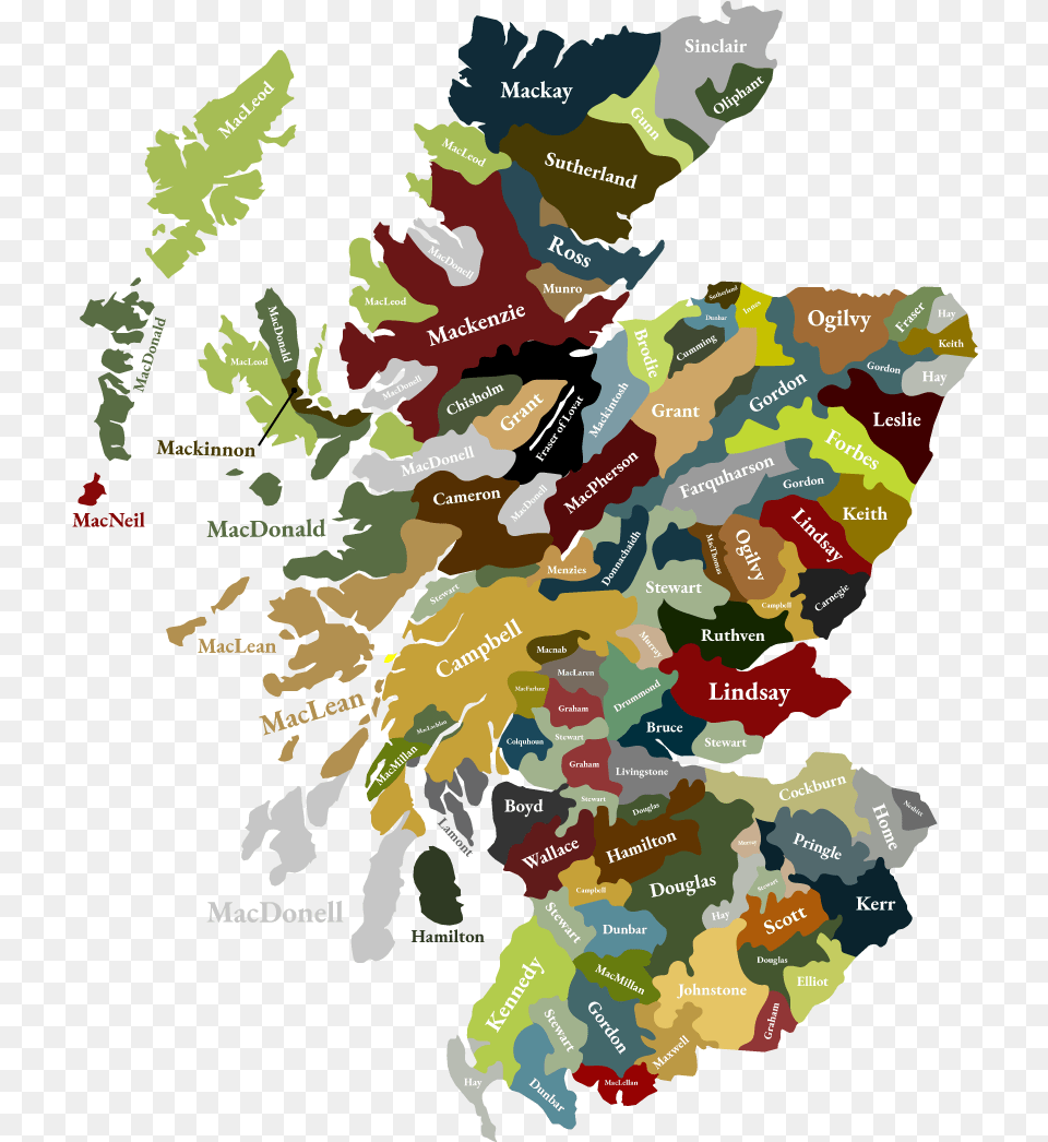 Scottish Clans, Chart, Plot, Map, Atlas Png Image