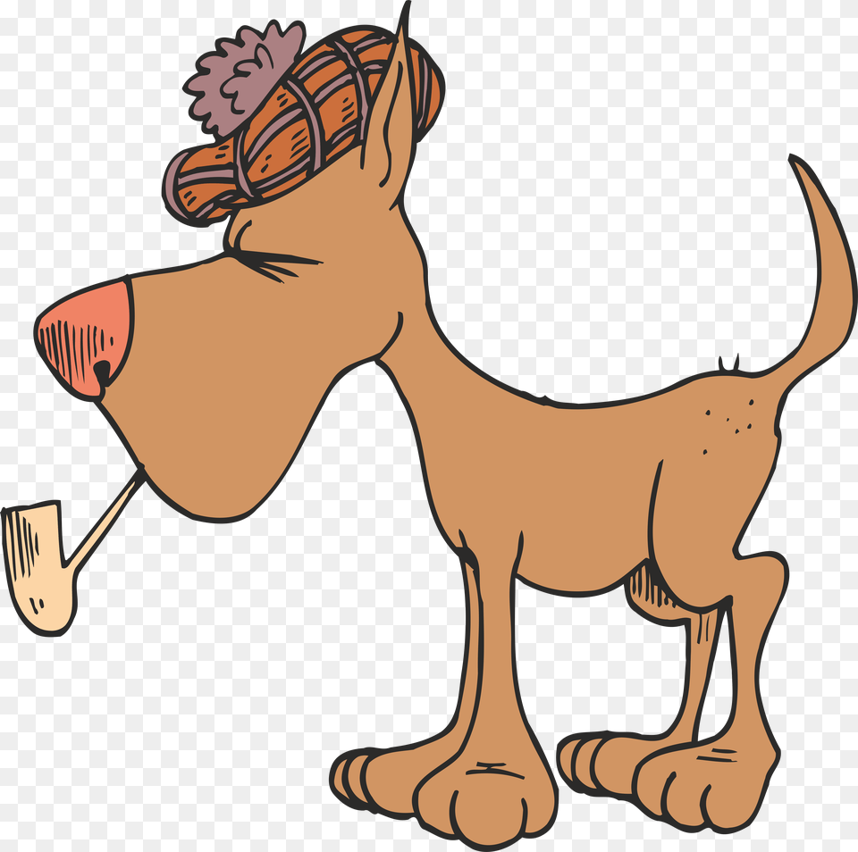 Scottish Terrier Tobacco Pipe Clip Art Dog Smoking Pipe Clipart, Animal, Kangaroo, Mammal Png Image