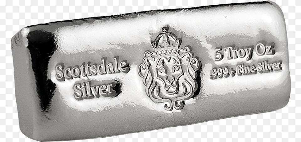 Scottsdale Mint 5oz Cast Silver Bar 5 Oz Scottsdale Cast Bar, Accessories, Platinum Png Image