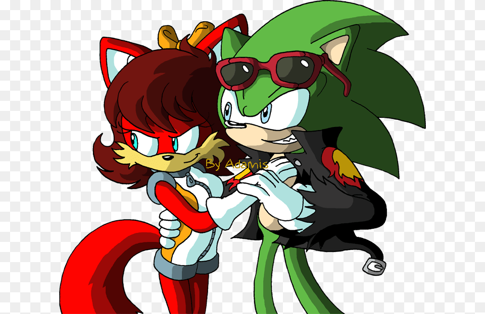 Scourge And Fiona Scourge The Hedgehog And Fiona, Book, Comics, Publication, Baby Free Png