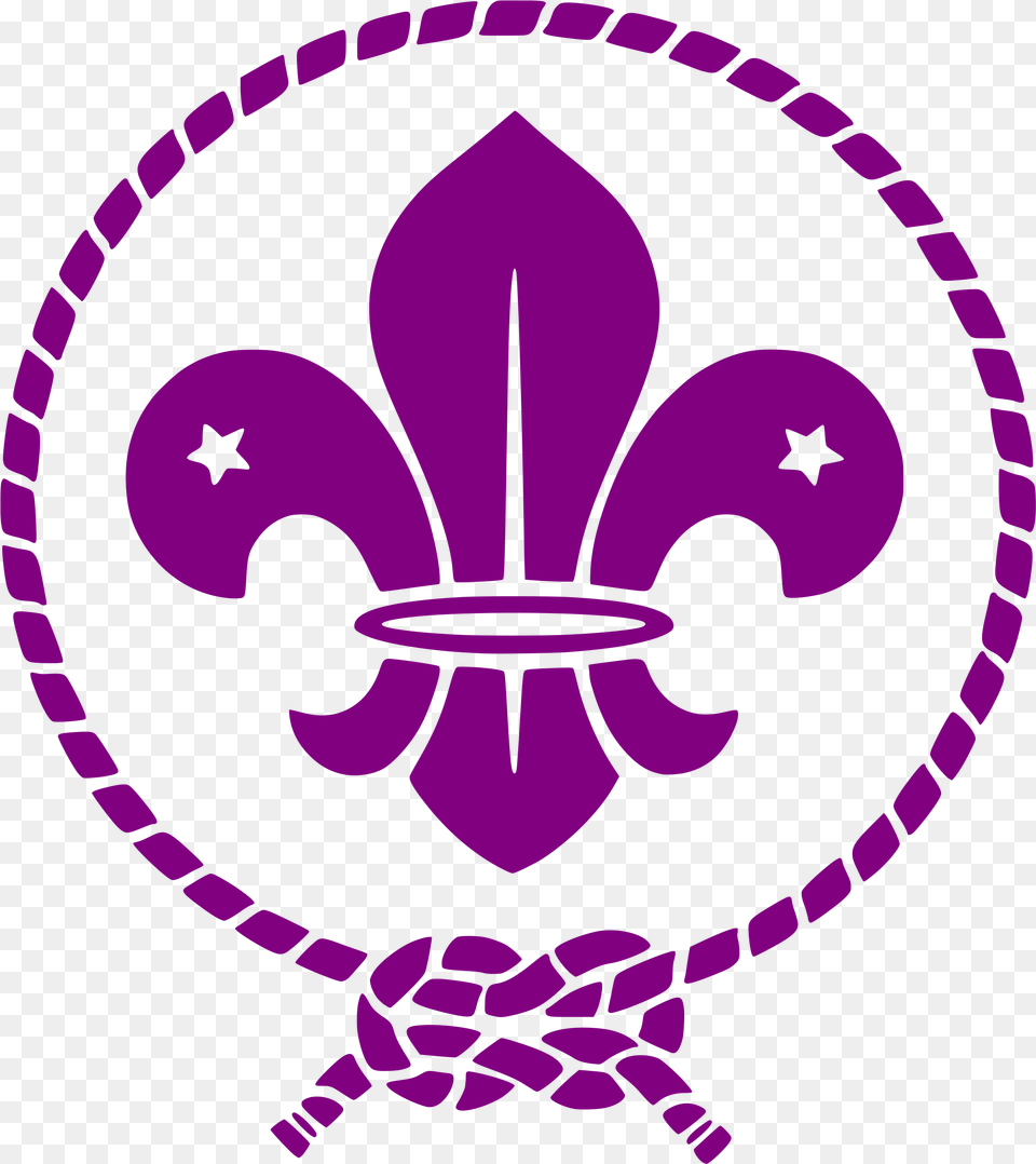 Scout Fleur De Lis Scouts, Purple, Symbol, Emblem Png Image
