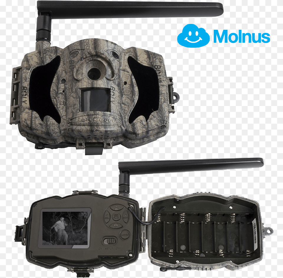 Scout Guard Boly Mg984g 36m Black Flash Remote Camera, Accessories, Buckle, Person Free Png Download