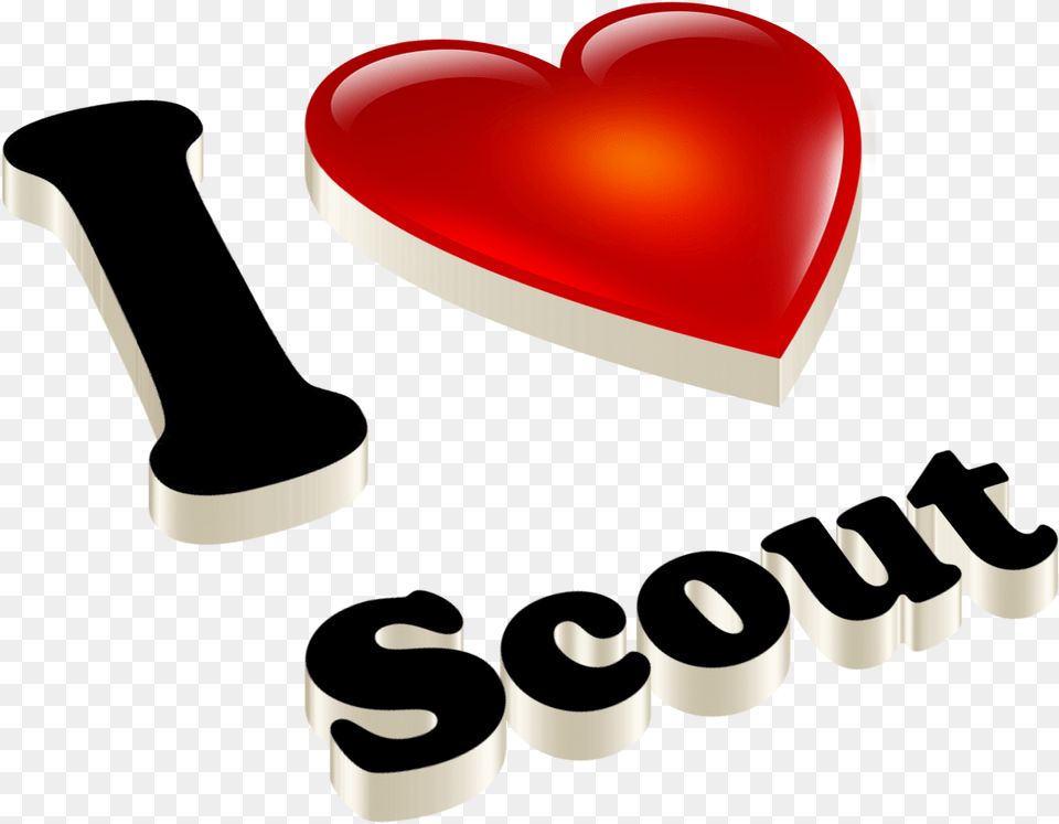 Scout Heart Name Heart Png Image