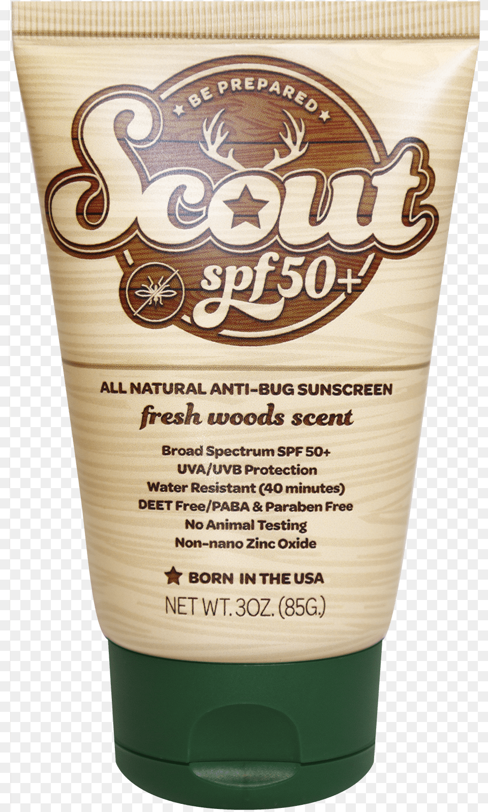 Scout Spf 50 All Natural Sunscreen With All Natural Cosmetics, Bottle, Lotion, Aftershave, Can Free Png Download