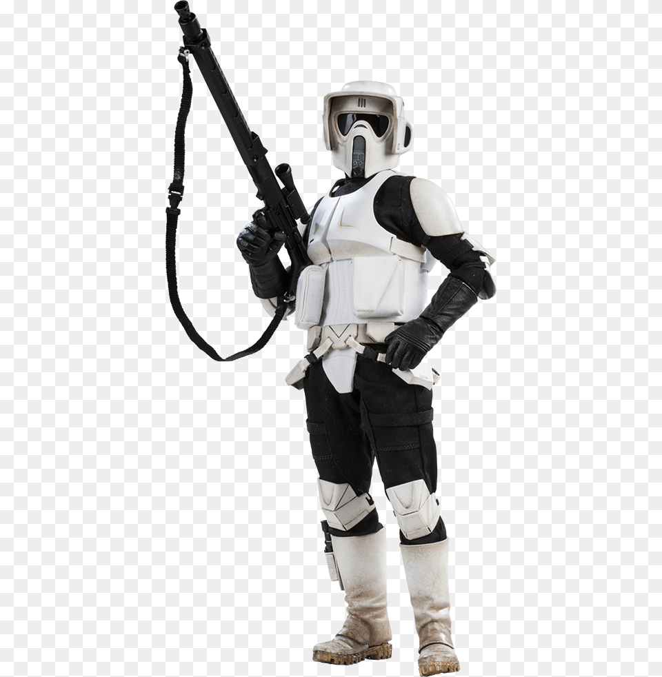 Scout Trooper Sixth Scale Figure Star Wars Scout Trooper, Clothing, Glove, Adult, Male Free Png