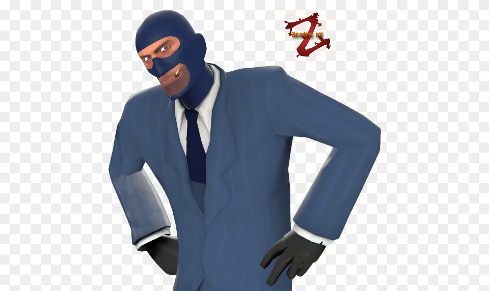 Scoutfurry Sniperblu Spyred Spyblu Engineer Tf2 Bucket Hat, Suit, Clothing, Formal Wear, Accessories Free Png Download
