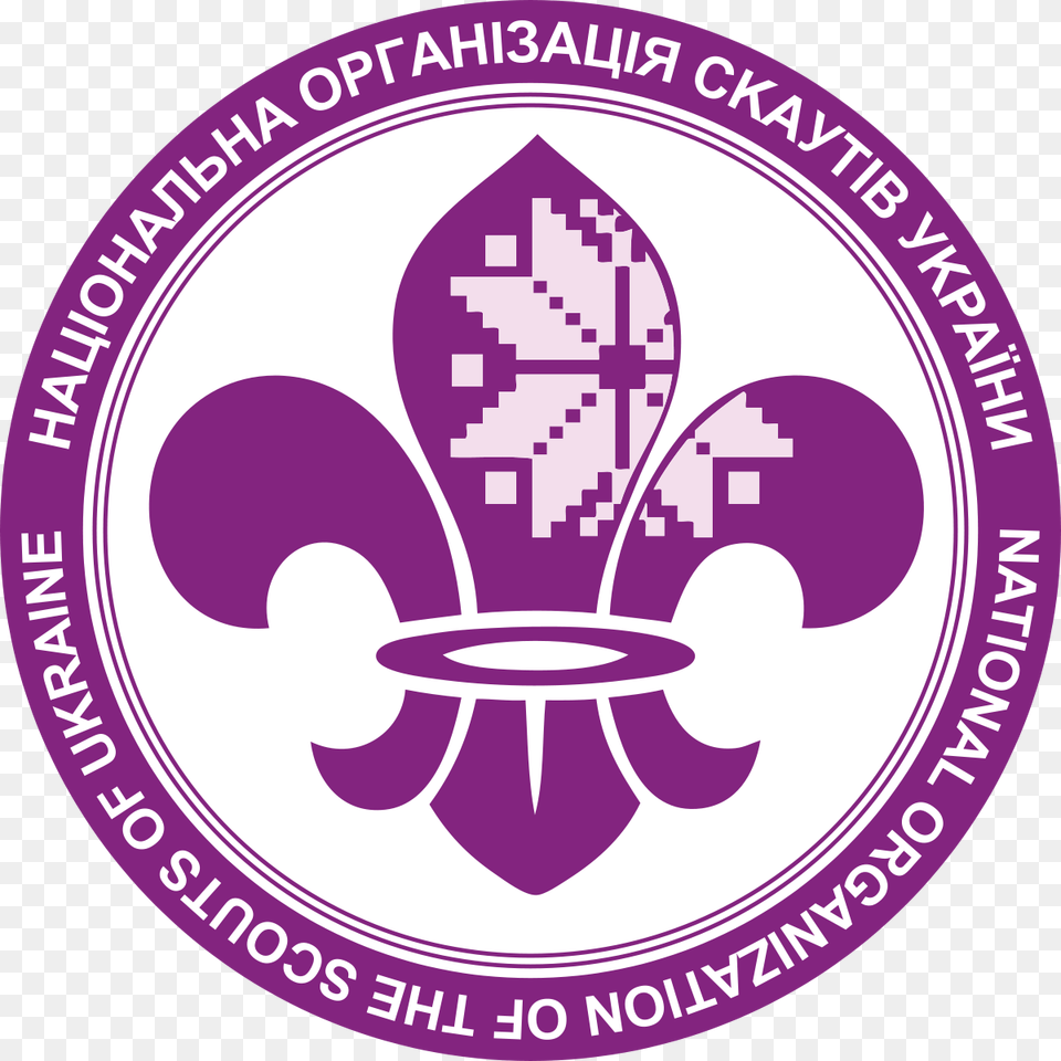 Scouting In Ukraine, Purple, Logo, Emblem, Symbol Free Png
