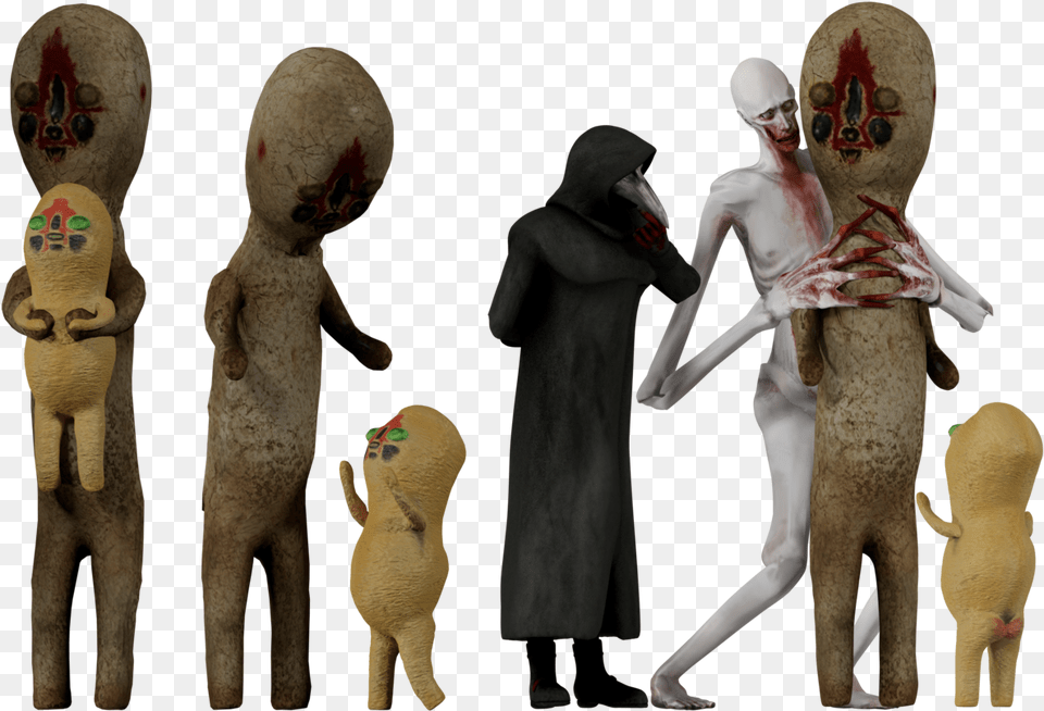 Scp 173 April Fools, Alien, Figurine, Adult, Person Free Png