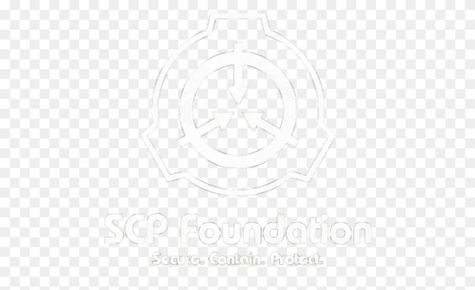 Scp Foundation Containment Onesie For White Scp Logo, Ammunition, Grenade, Weapon, Symbol Free Png