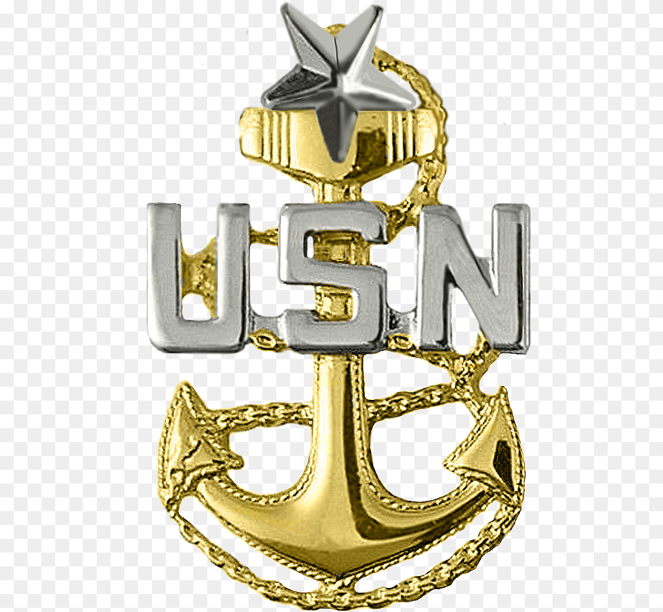 Scpo Collar Navy Master Chief Anchor, Electronics, Hardware, Emblem, Symbol Free Png Download
