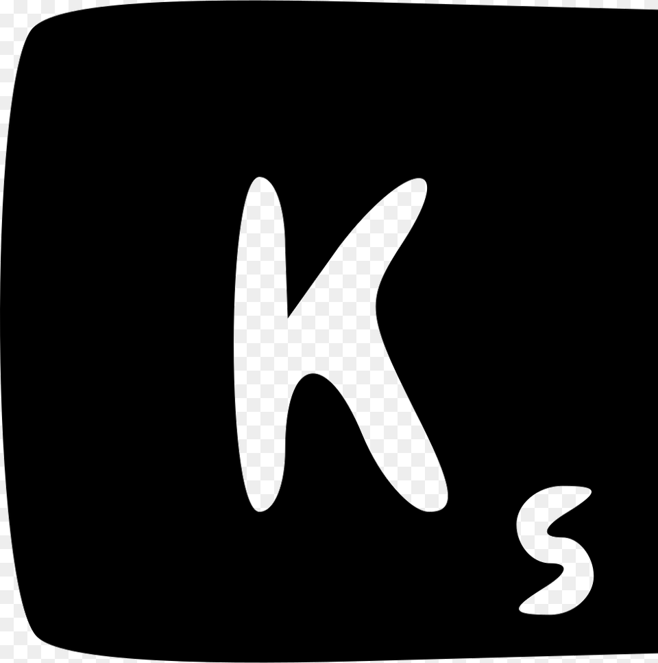 Scrabble K Tail, Cutlery, Fork, Logo, Stencil Png Image