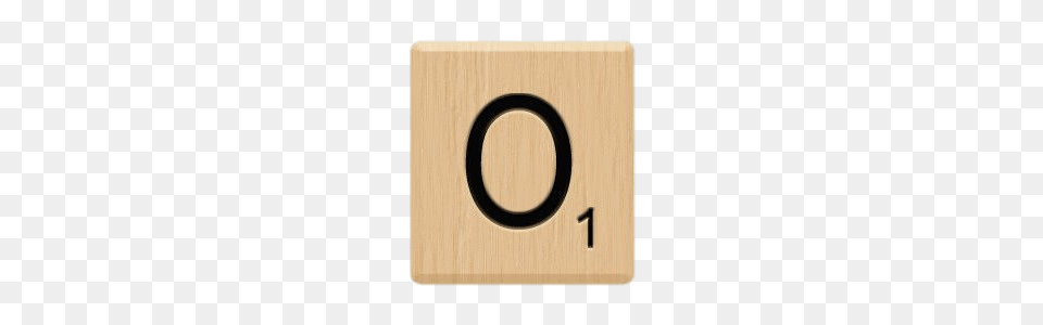 Scrabble Tile O, Number, Symbol, Text, Mailbox Free Png