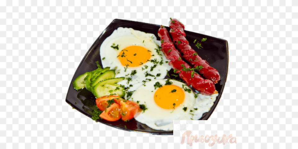 Scrambled Eggs Fried Egg, Food, Plate, Meat, Pork Free Transparent Png