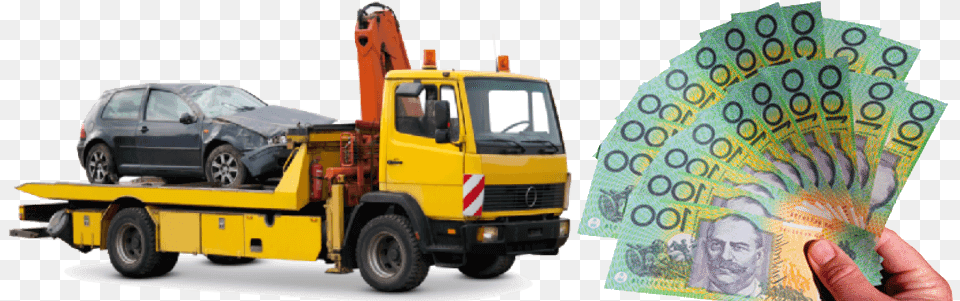 Scrap Car Removal Services Money Tow Truck, Vehicle, Transportation, Wheel, Machine Png