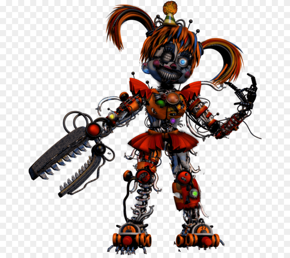 Scrapbaby Sticker Fnaf 6 Scrap Baby, Adult, Female, Person, Woman Free Png
