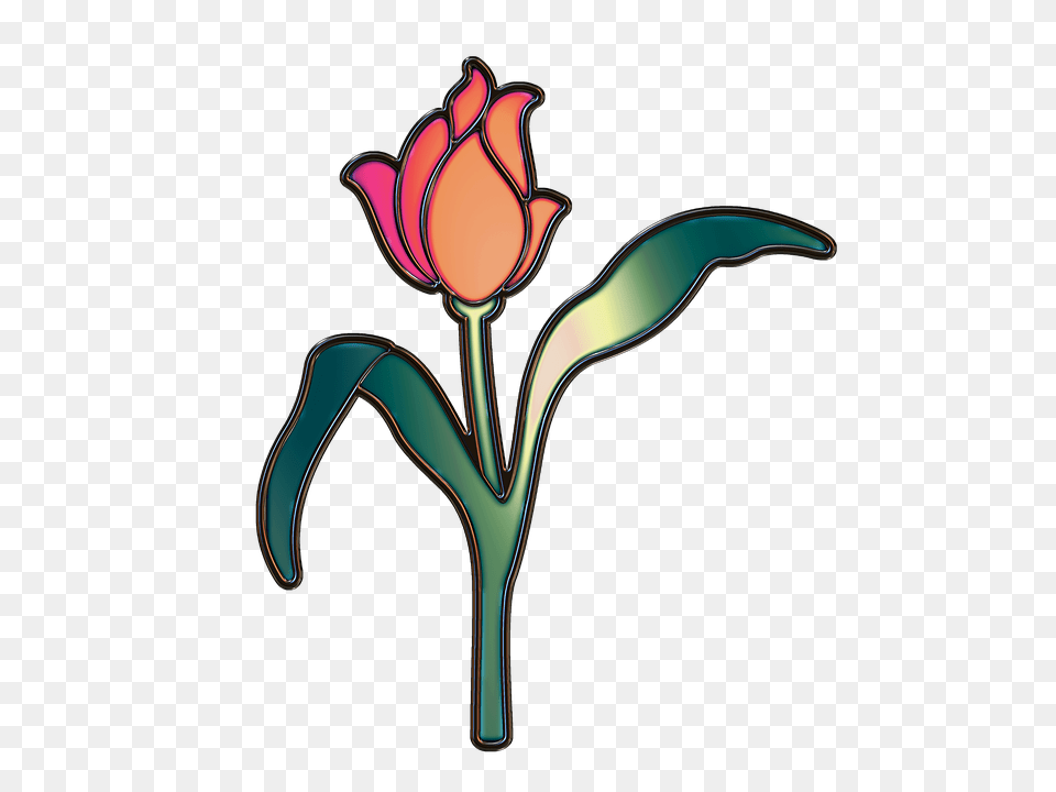 Scrapbook Flower, Plant, Rose, Tulip Png Image