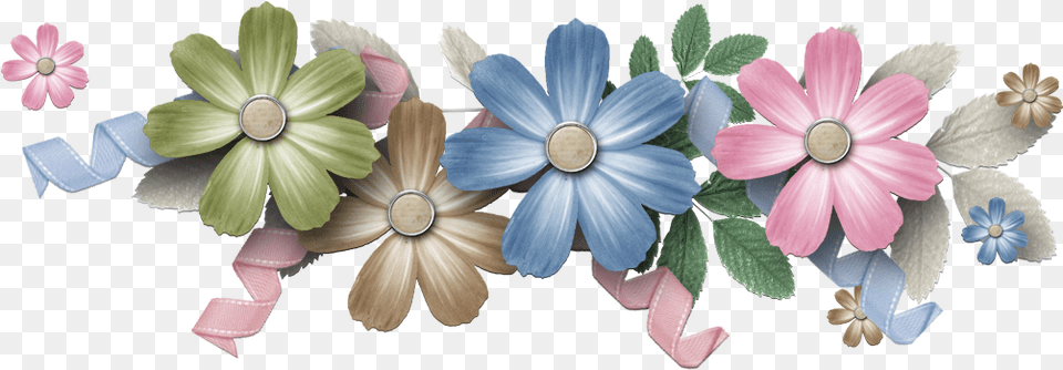 Scrapbooking Ideas Scrapbook Paper Crafts Digital Spring Machine Embroidery Designs Flowers, Plant, Anemone, Art, Daisy Free Png Download