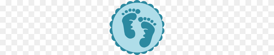 Scrapcation Getaway Baby Footprints Digi Stamp, Footprint Free Png