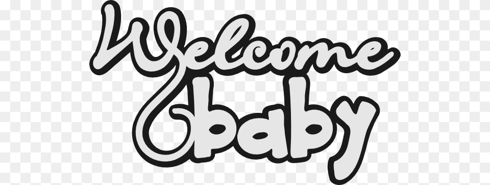 Scrapcation Getaway Welcome Baby Freebie Our New Home Clip, Text, Handwriting, Animal, Dinosaur Png Image