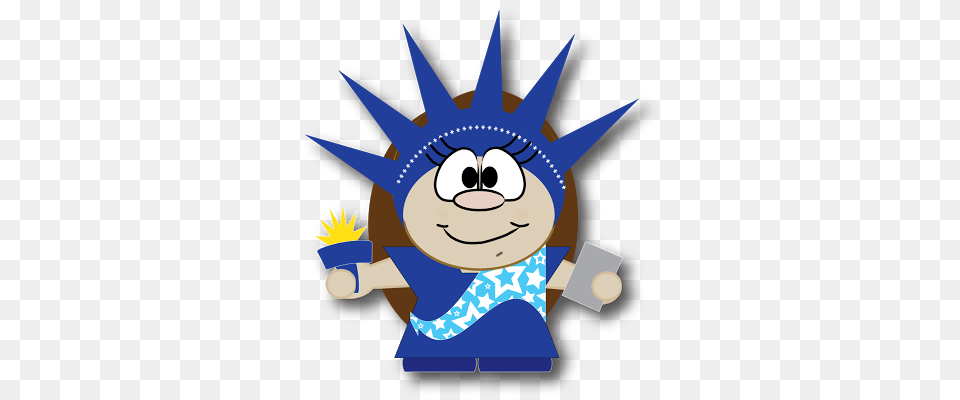 Scrapdiggity Freebie Uncle Sam Lady Liberty July Clip, Face, Head, Person, Baby Png