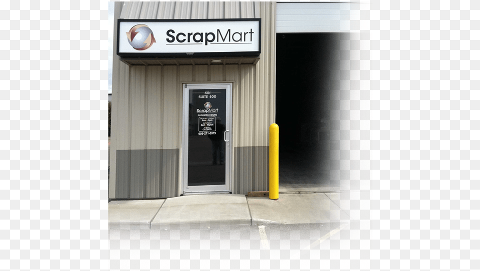 Scrapmart Recycling Facility Sioux Falls Sd Signage, Door, Person Free Png