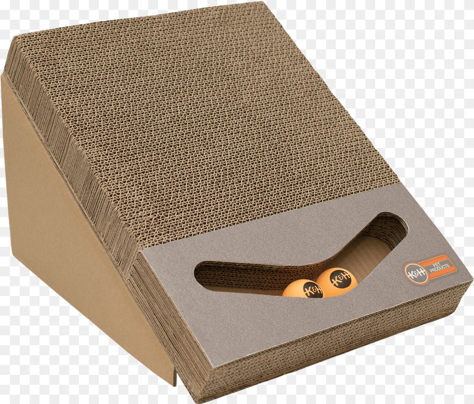 Scratch Ramp Track Cardboard 15x12x10 Cat, Box, Egg, Food, Carton Png Image