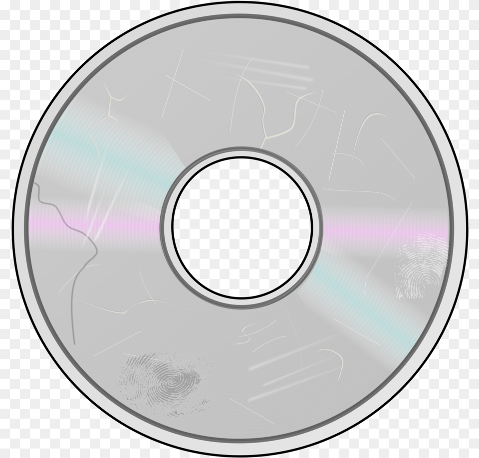 Scratched Cd Clipart, Disk, Dvd Free Png
