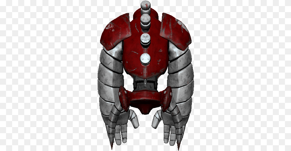 Scratched Robot Back Cuirass Free Png Download