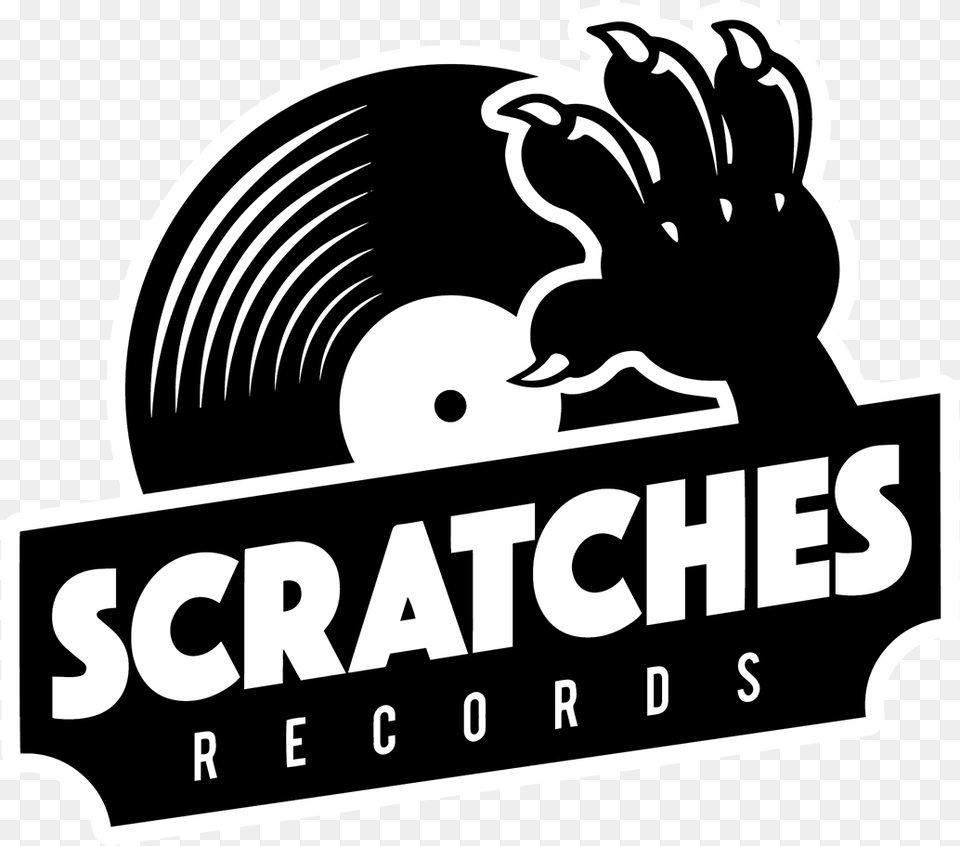 Scratches Records U2013 Illustration, Sticker, Logo Free Png Download