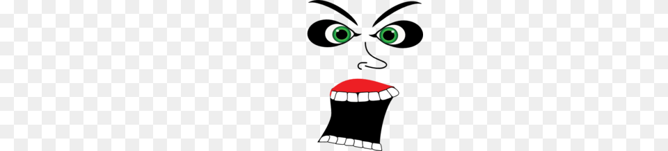 Scream Evil Face Clipart Free Transparent Png