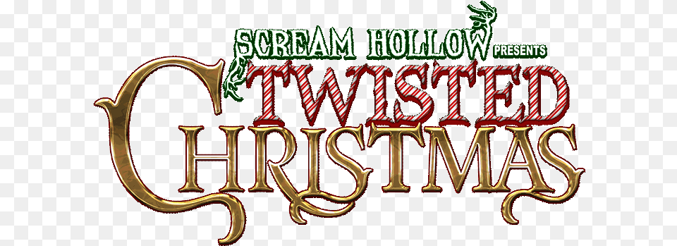 Scream Hollow Twisted Christmas Kids Out And About Austin Language, Text Free Transparent Png