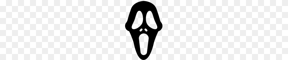 Scream Image, Gray Free Png Download