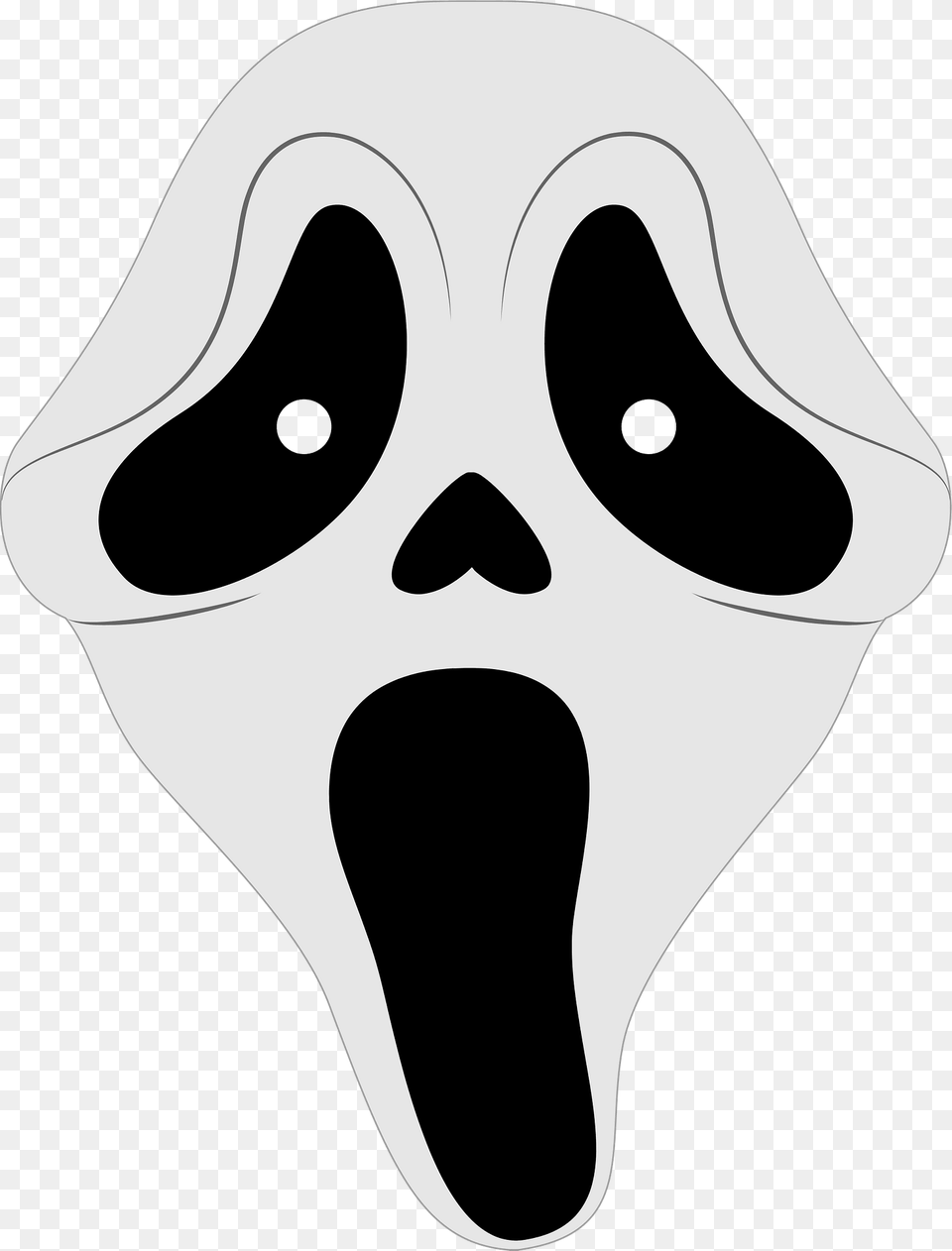 Scream Mask Clipart, Adult, Female, Person, Woman Png Image