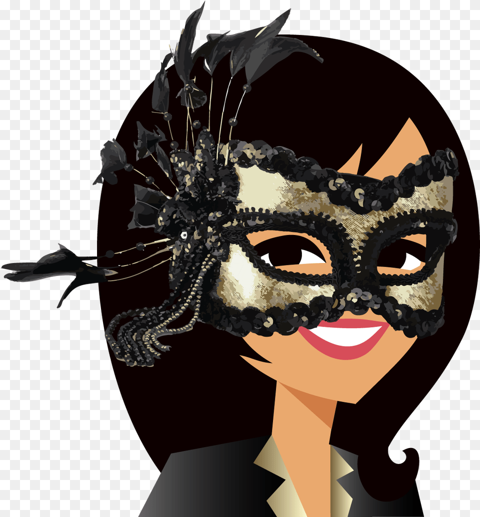 Scream Mask Masque, Crowd, Person, Chandelier, Lamp Free Png Download