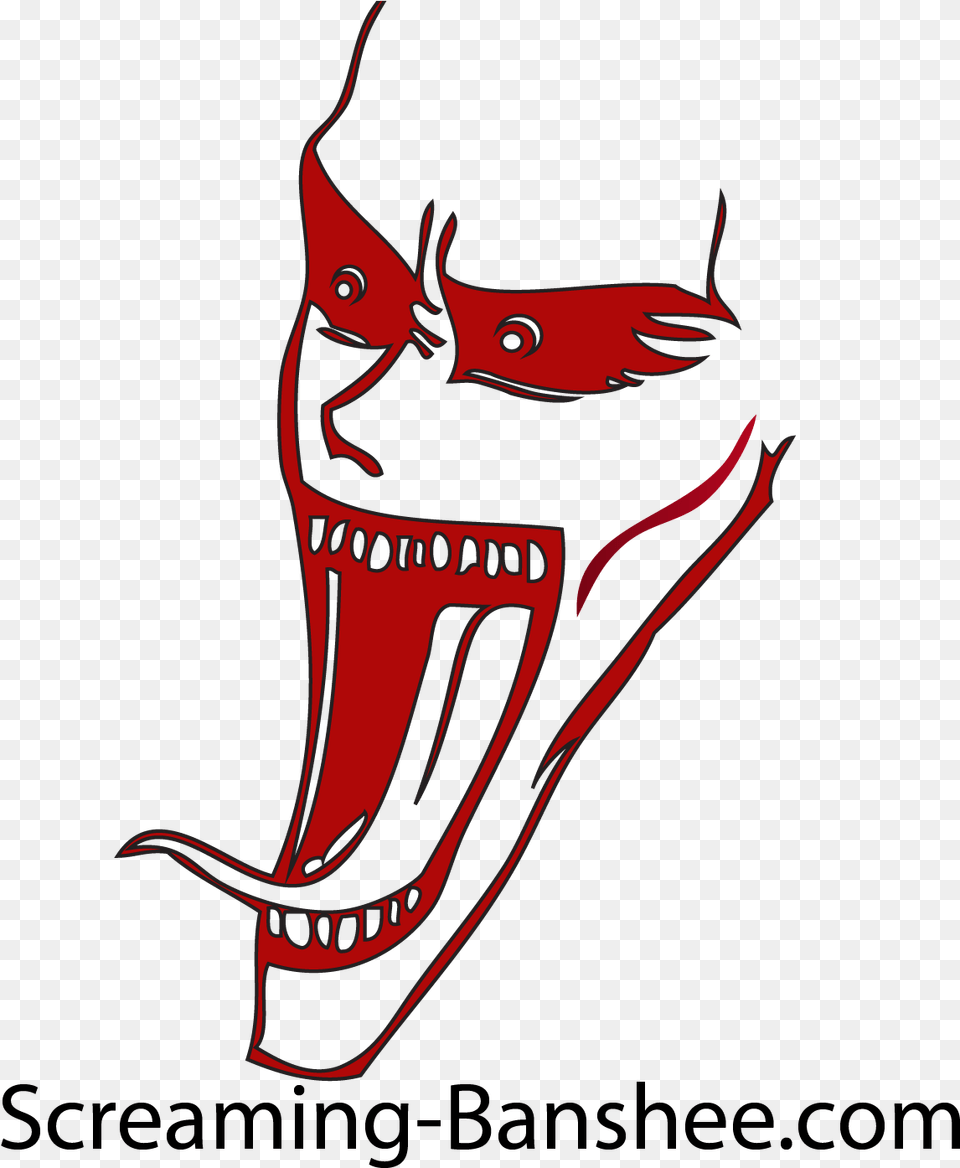 Screaming Banshee Screaming Banshee Logo, Animal, Fish, Sea Life, Cat Png