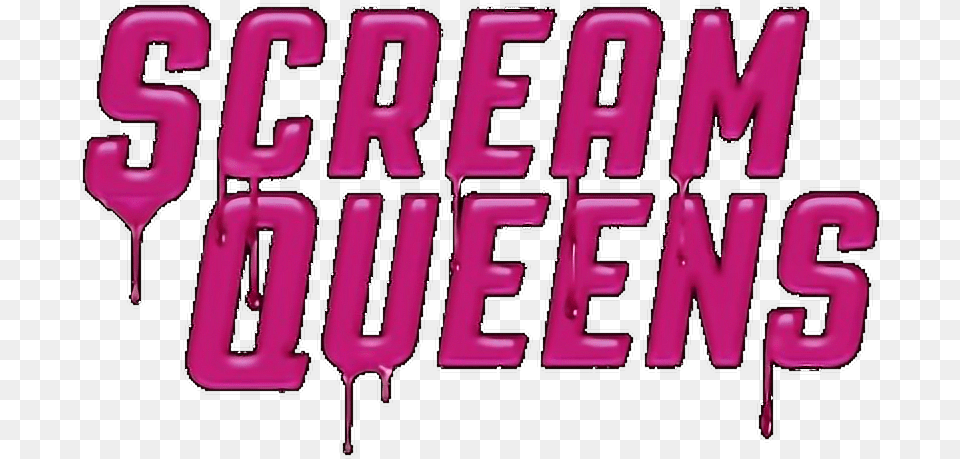 Screamqueens Sticker Scream Queens Logo, Purple, Text, Number, Symbol Free Transparent Png