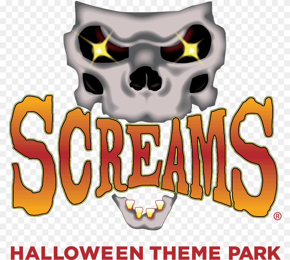 Screams Halloween Theme Park Cancels 2020 Season Screams, Face, Head, Person Free Png