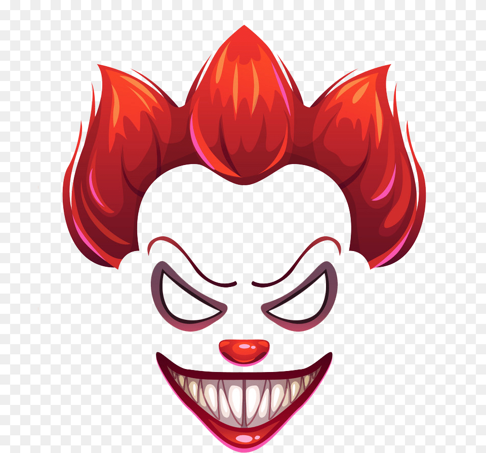 Screamvale Clown Mask Clipart, Dynamite, Weapon Png Image