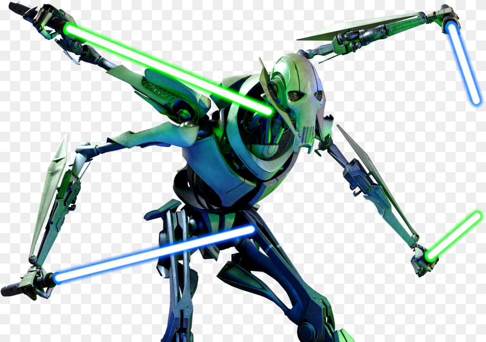 Screen Accurate General Grievous General Grievous, Light, Robot, Adult, Male Png Image