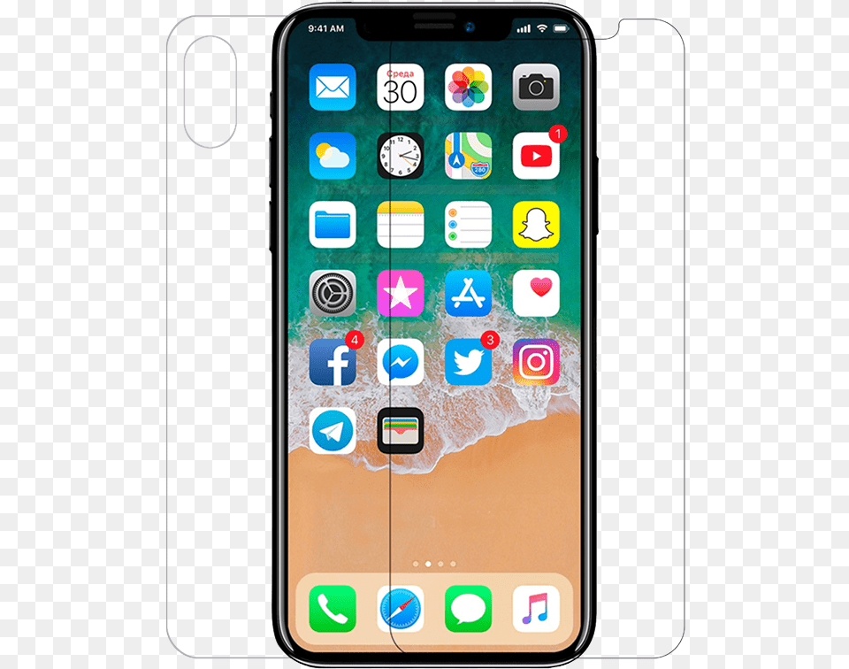 Screen Amp Back Hammer Tempered Glass Film For Iphone Iphone 8 Image Transparent Background, Electronics, Mobile Phone, Phone Png