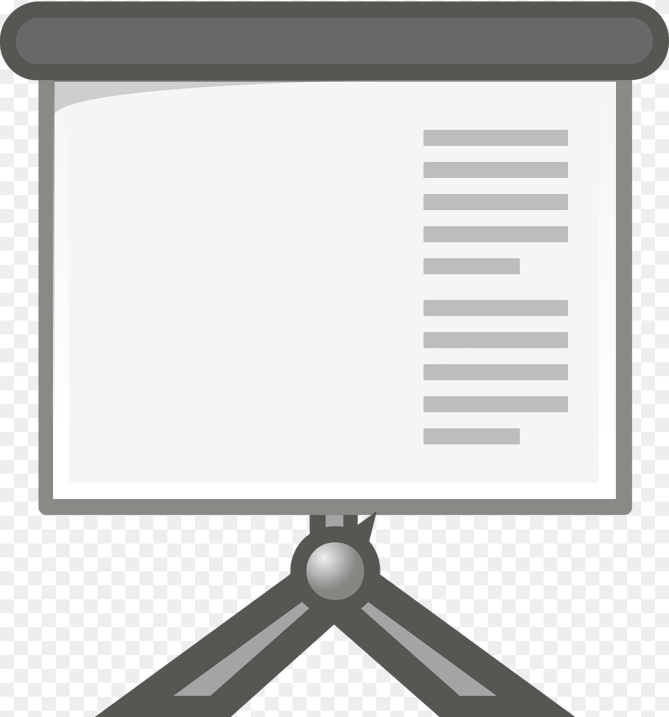 Screen Clipart, Electronics, Projection Screen, White Board Png