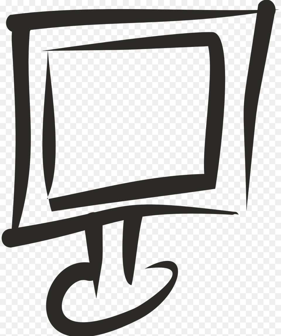 Screen Clipart, Electronics, Hardware, Computer Hardware, Monitor Png Image