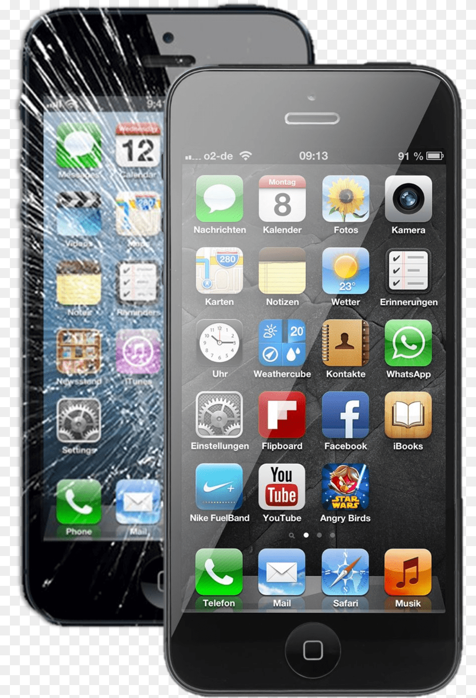 Screen Crack Iphone Broken Fixed Vippng Iphone 5 On Amazon, Electronics, Mobile Phone, Phone Free Png