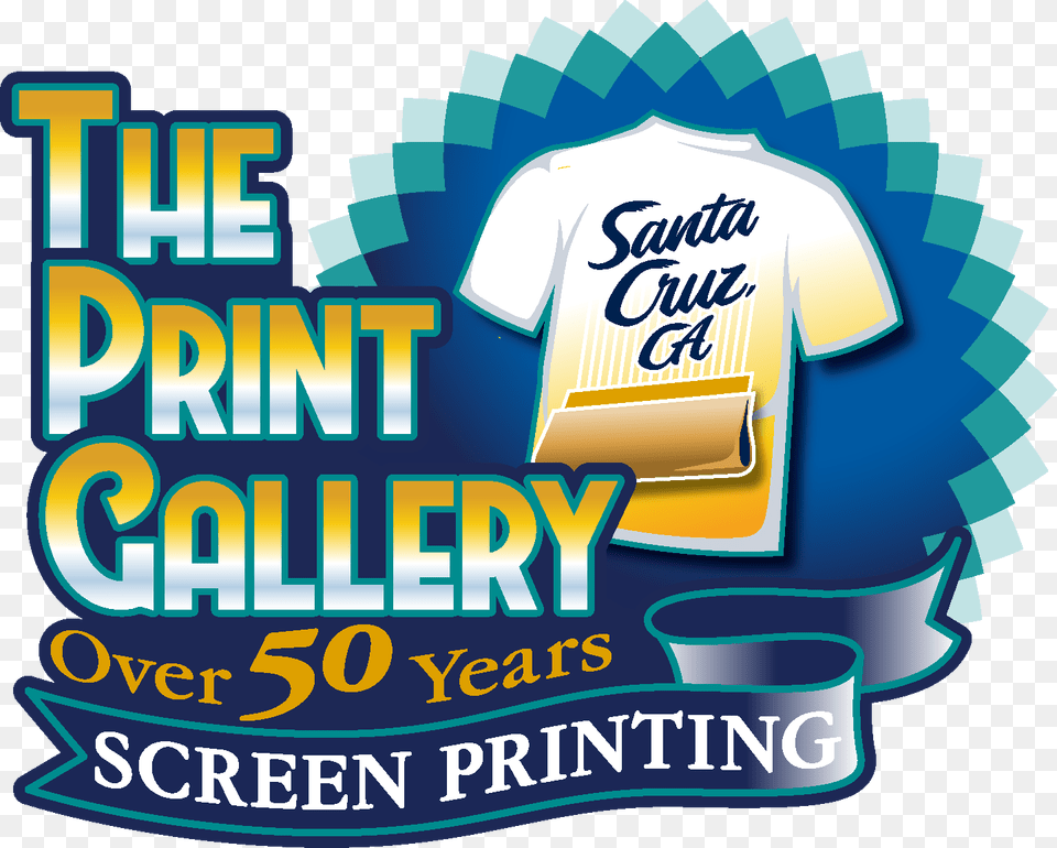 Screen Printing T Shirts Amp Embroidery Services In Santa Illustration, Advertisement, Poster, Clothing, T-shirt Free Transparent Png