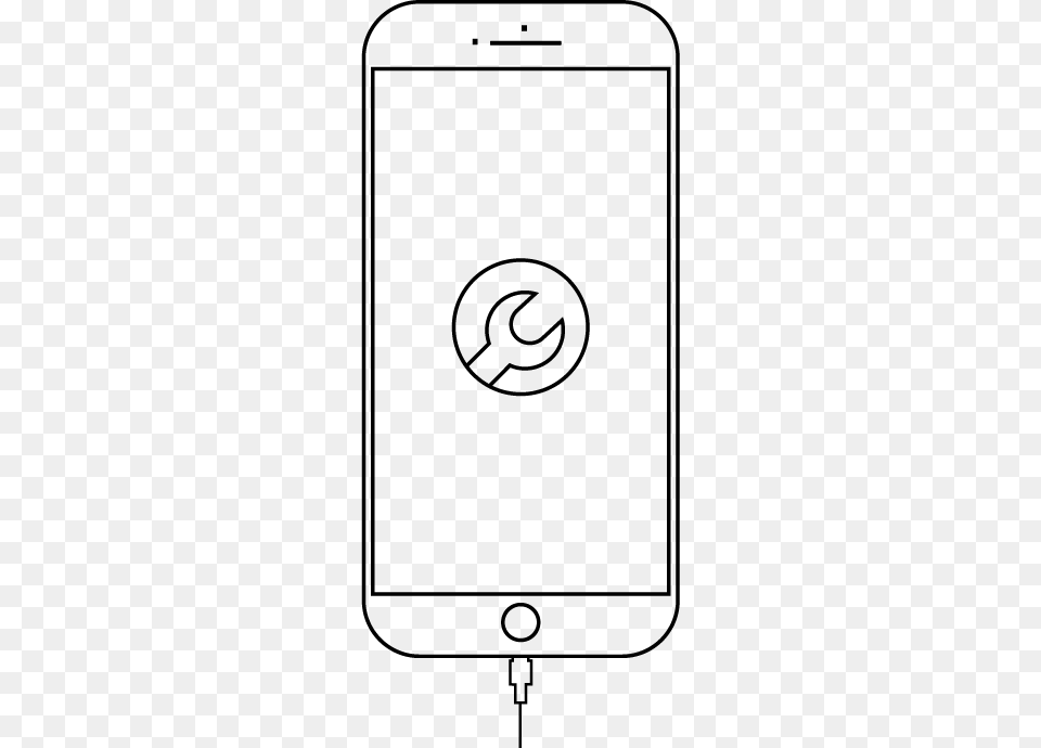 Screen Repair Ios Repair Circle, Gray Png Image