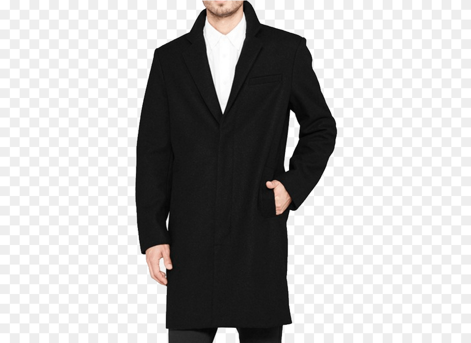 Screen Shot 2016 04 25 At Men39s Wool Overcoat Black Everlane, Clothing, Coat Png