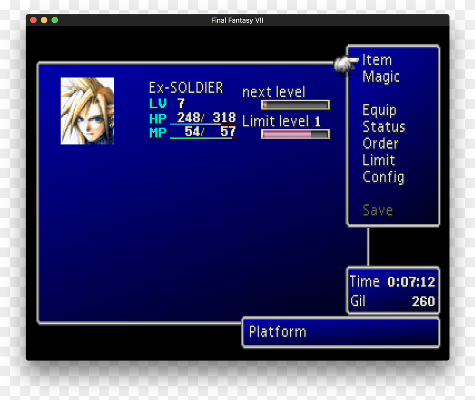 Screen Shot 2017 09 29 At 7 12 13 Pm Final Fantasy Save Screen, Text, Electronics, Person, Head Png Image