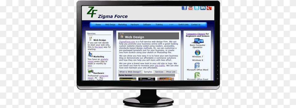 Screen Shot Of The Web Design, Computer Hardware, Electronics, File, Hardware Free Png Download